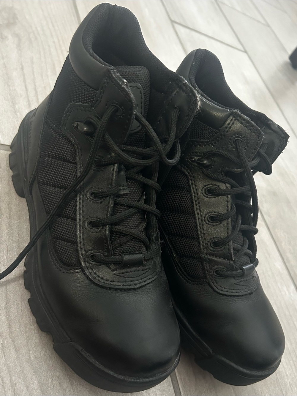 Women's Bates Ankle Black Tactical Lace-Up Boots Size 7